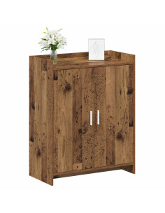 Mobile per scarpe con porta Legno antico 73,5 x 36 x 92 cm 2