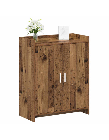 Mobile per scarpe con porta Legno antico 73,5 x 36 x 92 cm
