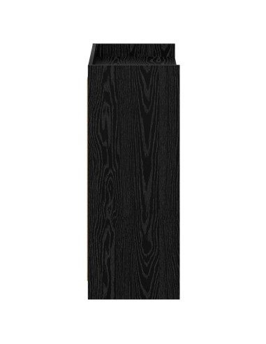 Mobile per scarpe Rovere Nero 73,5 x 36 x 92 cm