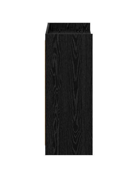 Mobile per scarpe Rovere Nero 73,5 x 36 x 92 cm