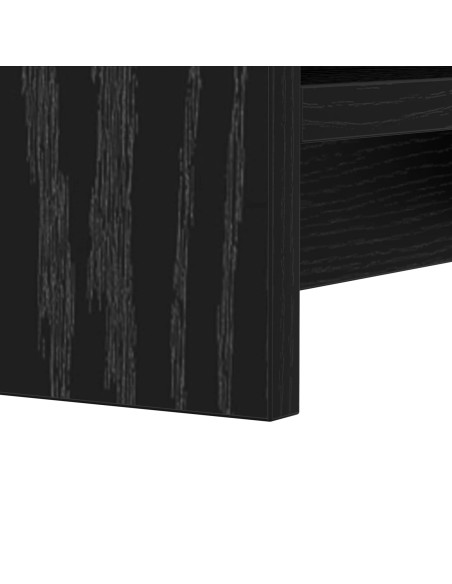 Mobile per scarpe Rovere Nero 73,5 x 36 x 92 cm