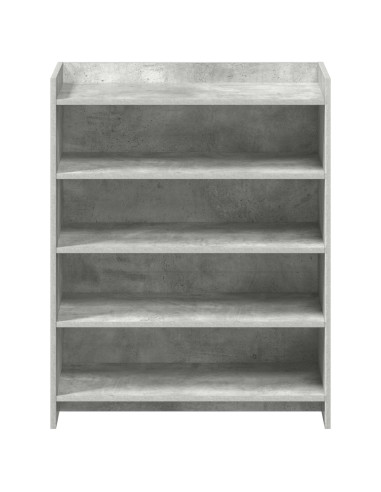 Mobile per scarpe Grigio Cemento 73,5 x 36 x 92 cm