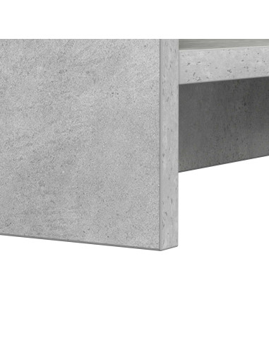 Mobile per scarpe Grigio Cemento 73,5 x 36 x 92 cm
