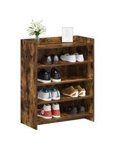 Mobile per scarpe Rovere Fumo 73,5 x 36 x 92 cm 2