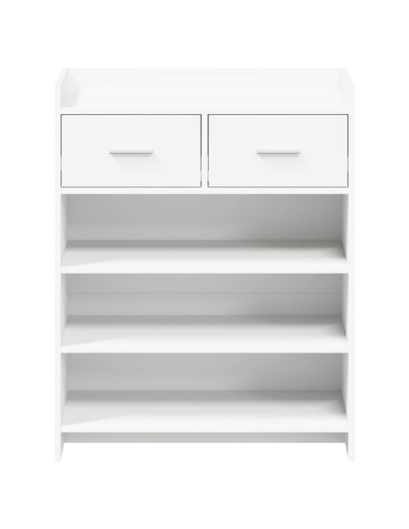Mobile per scarpe Bianco 73,5 x 36 x 92 cm Legno ingegnerizzato