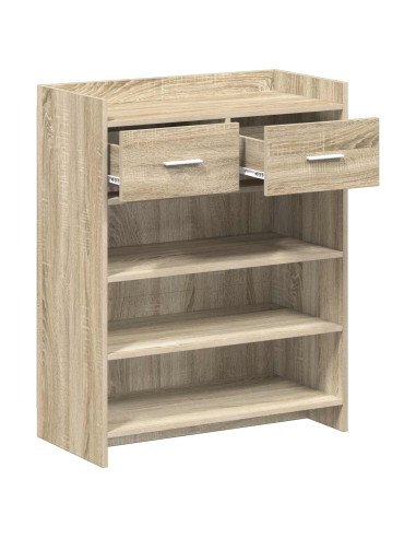 Mobile per scarpe con cassetto Rovere Sonoma 73,5 x 36 x 92 cm