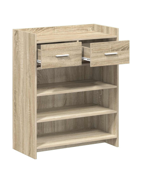 Mobile per scarpe con cassetto Rovere Sonoma 73,5 x 36 x 92 cm
