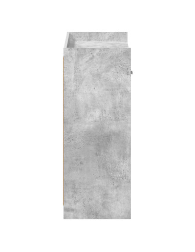 Mobile per scarpe con cassetto Grigio Cemento 73,5 x 36 x 92 cm