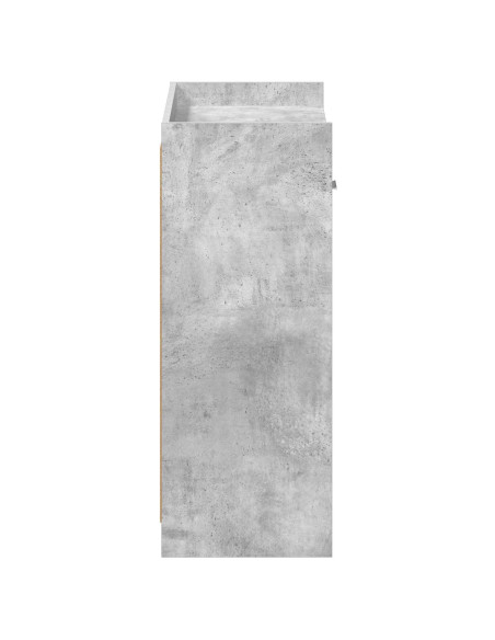Mobile per scarpe con cassetto Grigio Cemento 73,5 x 36 x 92 cm
