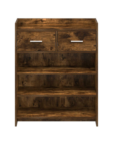 Mobile per scarpe con cassetto Rovere Fumo 73,5 x 36 x 92 cm