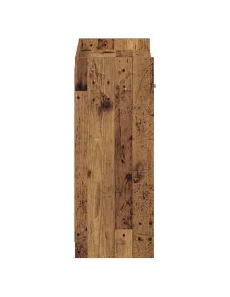 Mobile per scarpe con cassetto Legno antico 73,5 x 36 x 92 cm