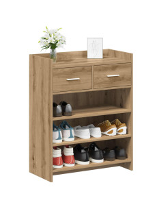Mobile per scarpe Rovere Artigianale 73,5 x 36 x 92 cm 2