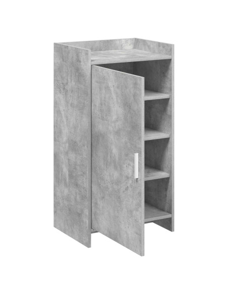 Mobile per scarpe con porta Grigio Cemento 48 x 36 x 92 cm