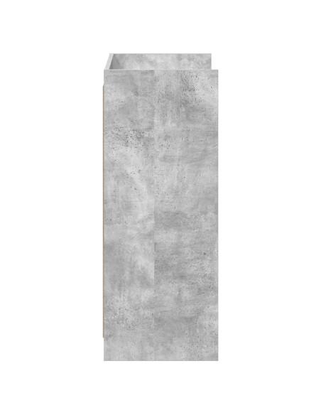 Mobile per scarpe con porta Grigio Cemento 48 x 36 x 92 cm