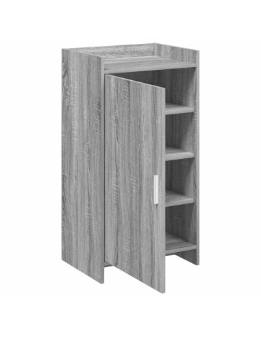 Mobile per scarpe con porta Sonoma grigio 48 x 36 x 92 cm