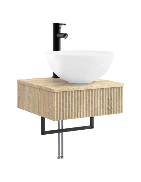 Lavabo da Parete Rovere Sonoma 40 x 41 x 40,5 cm