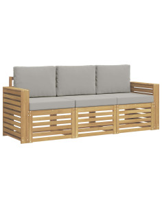 Set divani Legno di Acacia Massello 2