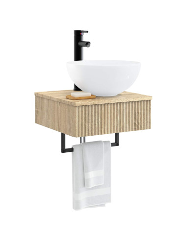 Lavabo da Parete Rovere Sonoma 40 x 41 x 40,5 cm
