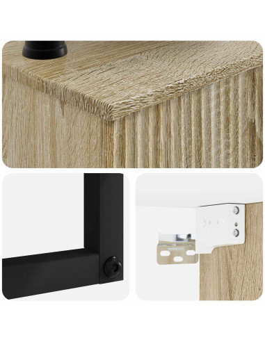 Lavabo da Parete Rovere Sonoma 40 x 41 x 40,5 cm
