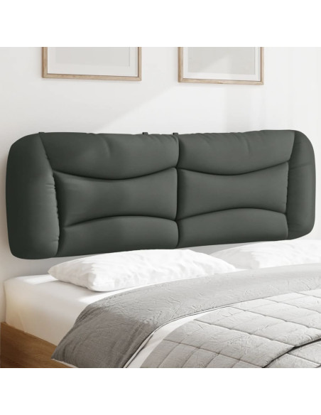 Cuscino Testiera Hvar Grigio Scuro 152 cm in Tessuto