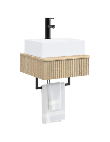 Lavabo da Parete Rovere Sonoma 40 x 41 x 39 cm