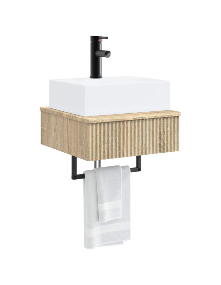 Lavabo da Parete Rovere Sonoma 40 x 41 x 39 cm