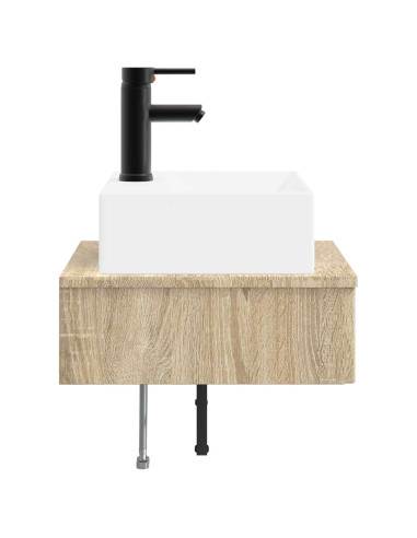 Lavabo da Parete Rovere Sonoma 40 x 41 x 39 cm