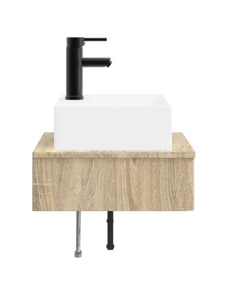 Lavabo da Parete Rovere Sonoma 40 x 41 x 39 cm
