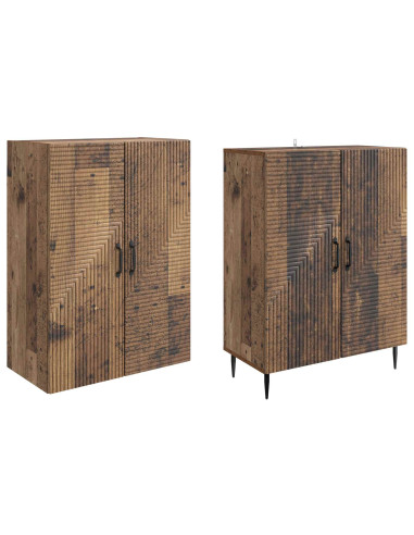 Set di armadi 2 pcs 66 x 34,5 x 89,5 cm Legno ingegnerizzato