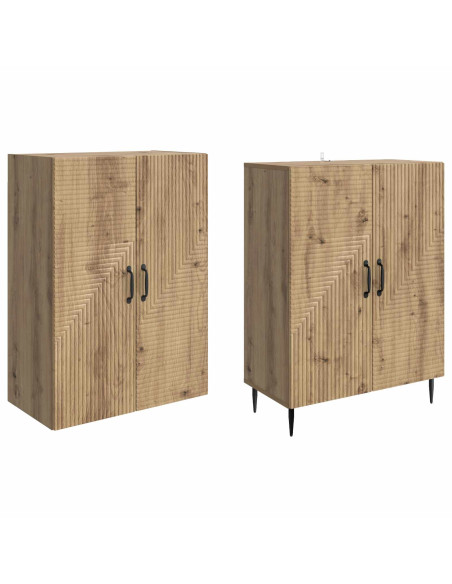 Set di armadi 2 pcs 66 x 34,5 x 89,5 cm Legno ingegnerizzato