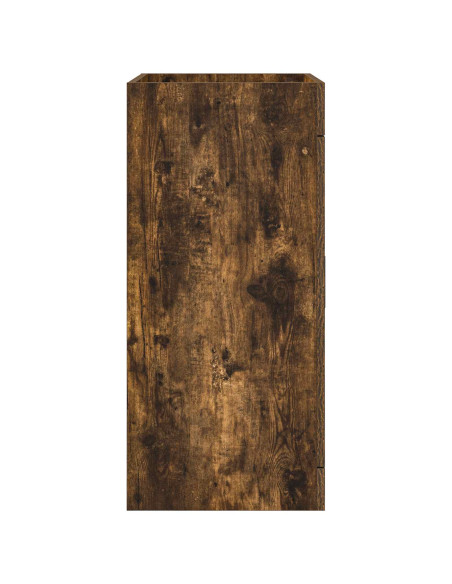 Mobiletto da Bagno Sotto Lavabo Rovere Fumo 78,5 x 37,5 x 81 cm
