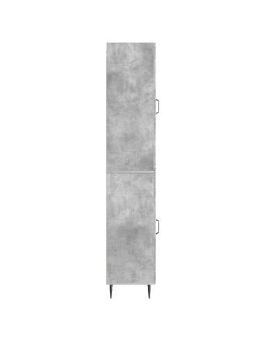 Set di armadi 2 pcs Grigio Cemento 33 x 34,5 x 89,5 cm