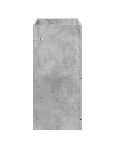 Mobiletto da Bagno Sotto Lavabo Grigio Cemento