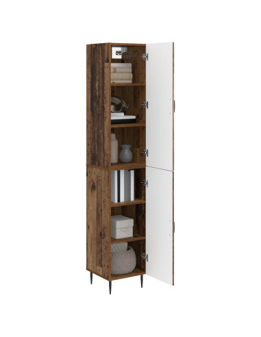 Set di armadi 2 pcs Legno antico 33 x 34,5 x 89,5 cm