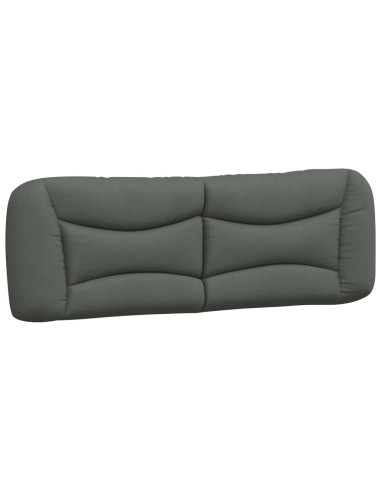 Cuscino Testiera Hvar Grigio Scuro 152 cm in Tessuto