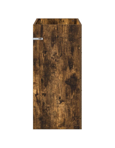 Mobiletto da Bagno Sotto Lavabo Rovere Fumo 78,5 x 37,5 x 81 cm