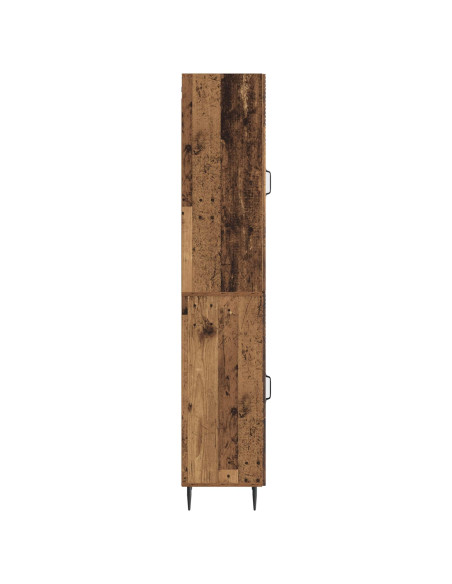 Set di armadi 2 pcs Legno antico 33 x 34,5 x 89,5 cm