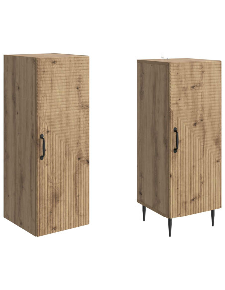 Set di armadi 2 pcs Rovere Artigianale 33 x 34,5 x 89,5 cm