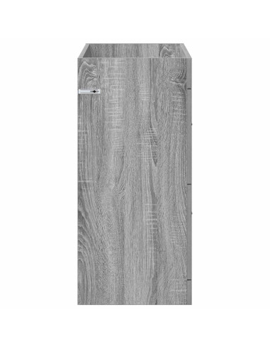 Mobiletto da Bagno Sotto Lavabo Sonoma grigio