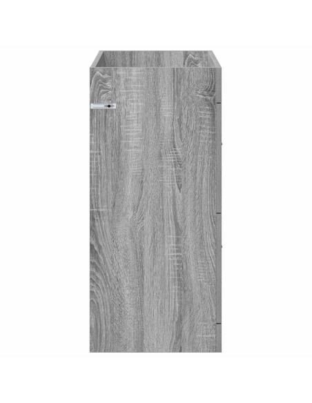 Mobiletto da Bagno Sotto Lavabo Sonoma grigio
