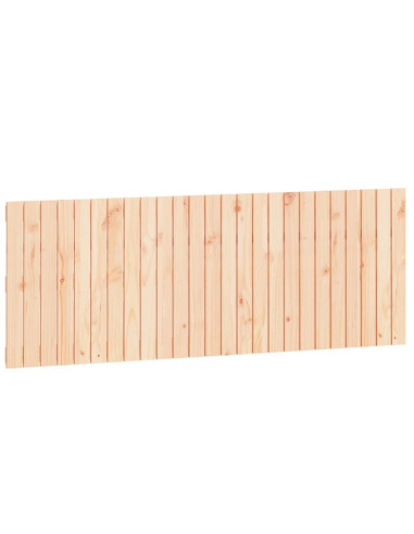Testiera da Parete 159,5x3x60 cm in Legno Massello di Pino