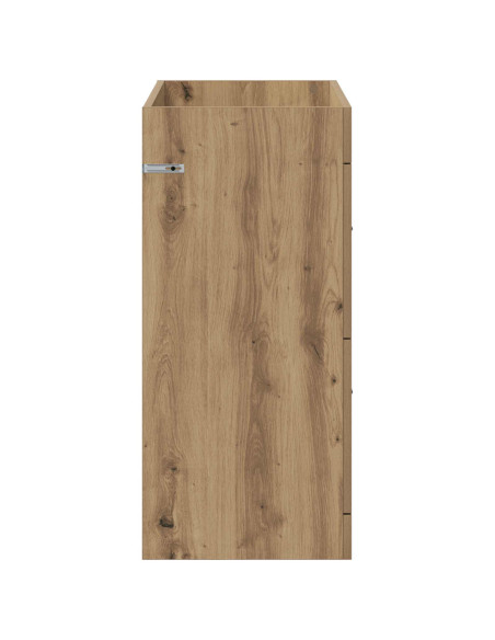 Mobiletto da Bagno Sotto Lavabo Rovere Artigianale