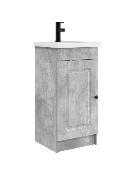 Mobile da bagno con lavabo Grigio Cemento 42 x 40 x 84,5 cm