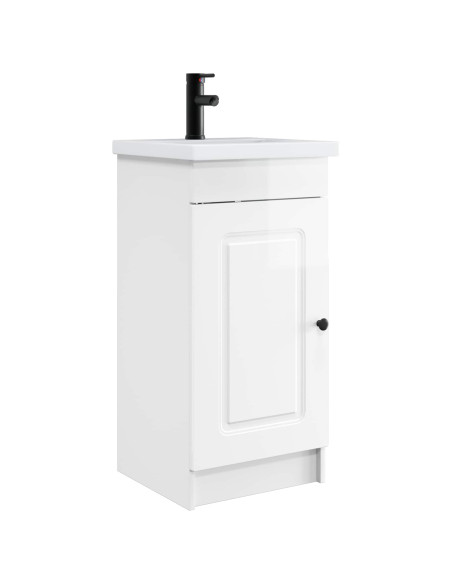 Mobile da bagno con lavabo Bianco Lucido 42 x 40 x 84,5 cm