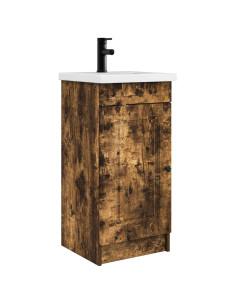 Mobile da bagno con lavabo Rovere Fumo 42 x 40 x 84,5 cm