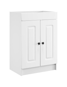 Mobiletto da bagno sotto il lavello Bianco 56 x 37,5 x 81 cm