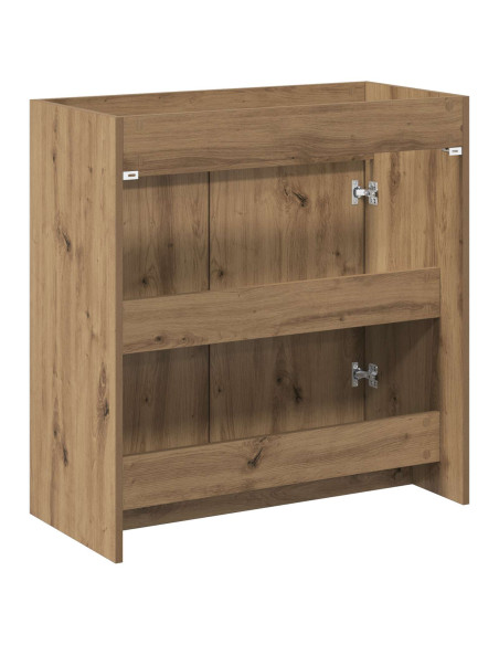 Mobiletto da Bagno Sotto Lavabo Rovere Artigianale