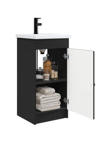 Mobile da bagno con lavabo Nero 42 x 40 x 84,5 cm