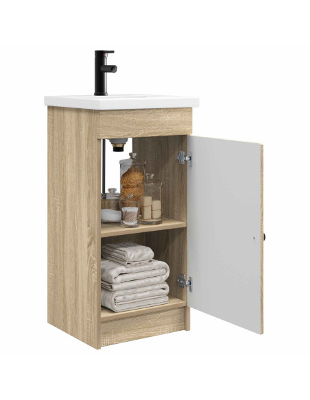 Mobile da bagno con lavabo Rovere Sonoma 42 x 40 x 84,5 cm