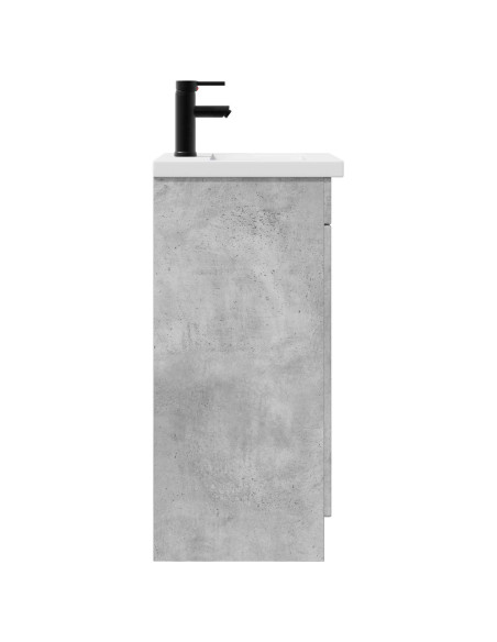 Mobile da bagno con lavabo Grigio Cemento 42 x 40 x 84,5 cm